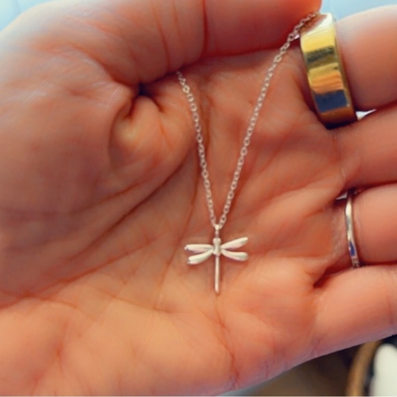 Sterling Silver Dragonfly Necklace - Picture 13 of 13